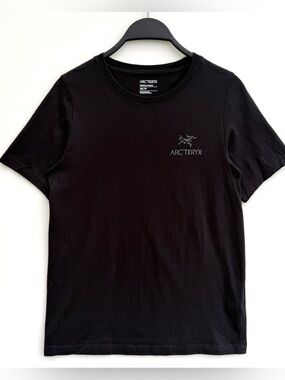 Arcteryx Kragg Cotton SL Emblem Short Sleeve Top Womens XS Black